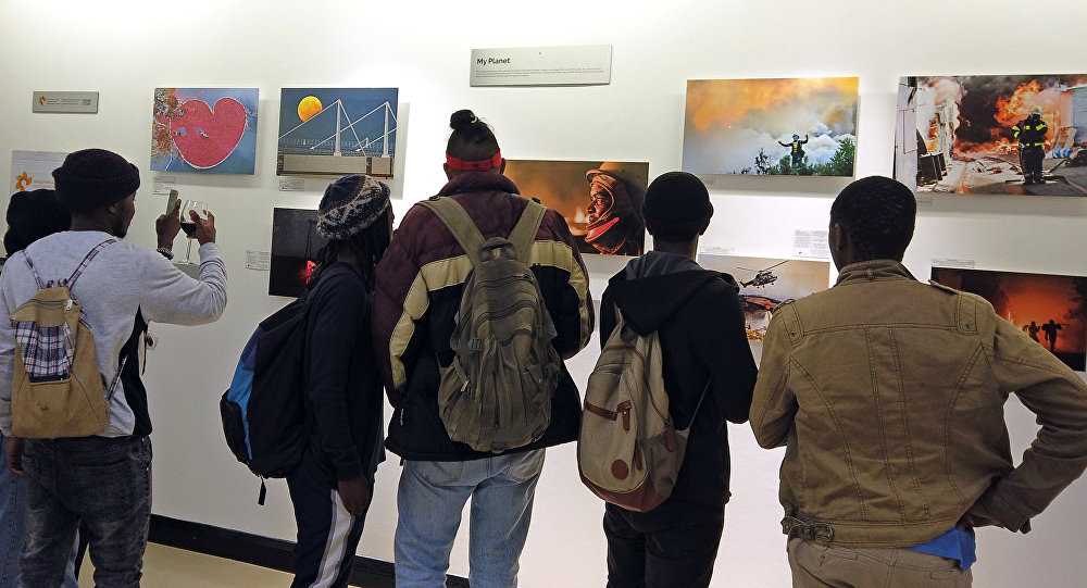 An exhibition of works by talented young photographers selected by the Andrei Stenin Contest jury opened in Johannesburg, South Africa. The exhibition is part of the 2018 winners’ tour that started in Moscow in early November. The winning entries will be on display at the Market Photo Workshop until February 25. An exhibition of works by talented young photographers selected by the Andrei Stenin Contest jury opened in Johannesburg, South Africa. The exhibition is part of the 2018 winners’ tour that started in Moscow in early November. The winning entries will be on display at the Market Photo Workshop until February 25.