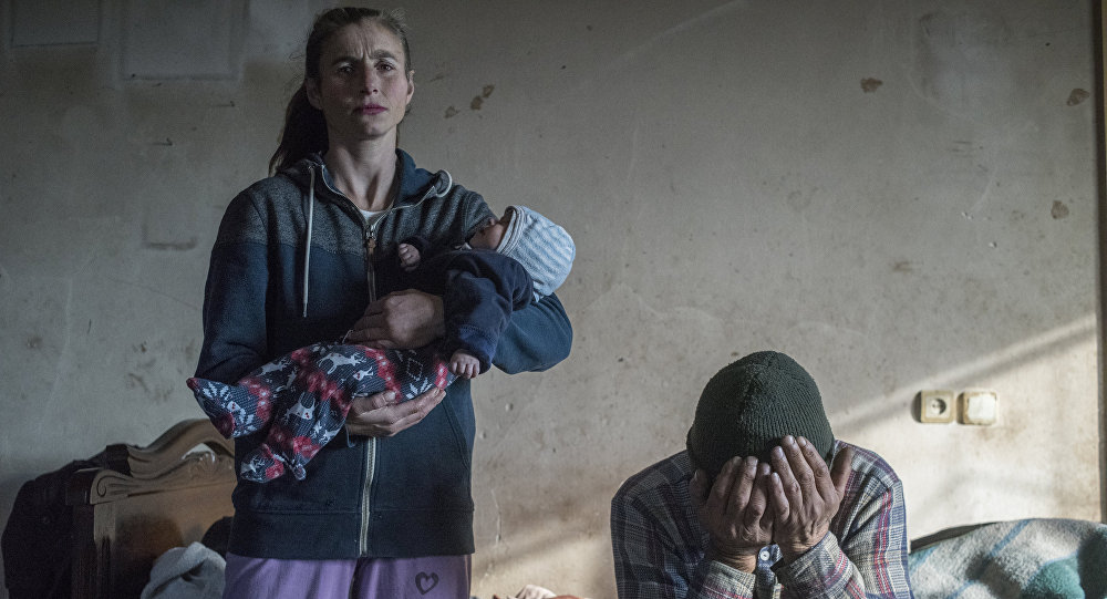 Paradise Lost. Azat Gevorkyan and his wife Anaik before leaving their home in Lachin. Paradise Lost. Azat Gevorkyan and his wife Anaik before leaving their home in Lachin.