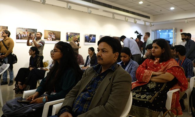 The exhibition is supported by Rossiya Segodnya's representative office in New Delhi and the Russian Embassy in India.