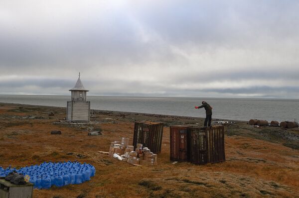 Kotelny Island, Sannikov hydrometeorology Polar station